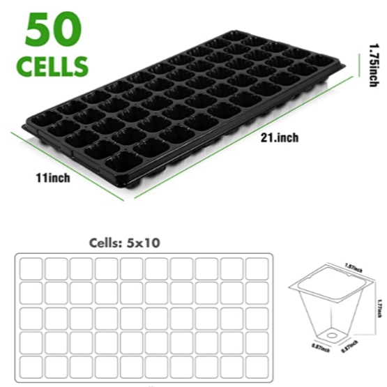 50 Cell Plug Trays