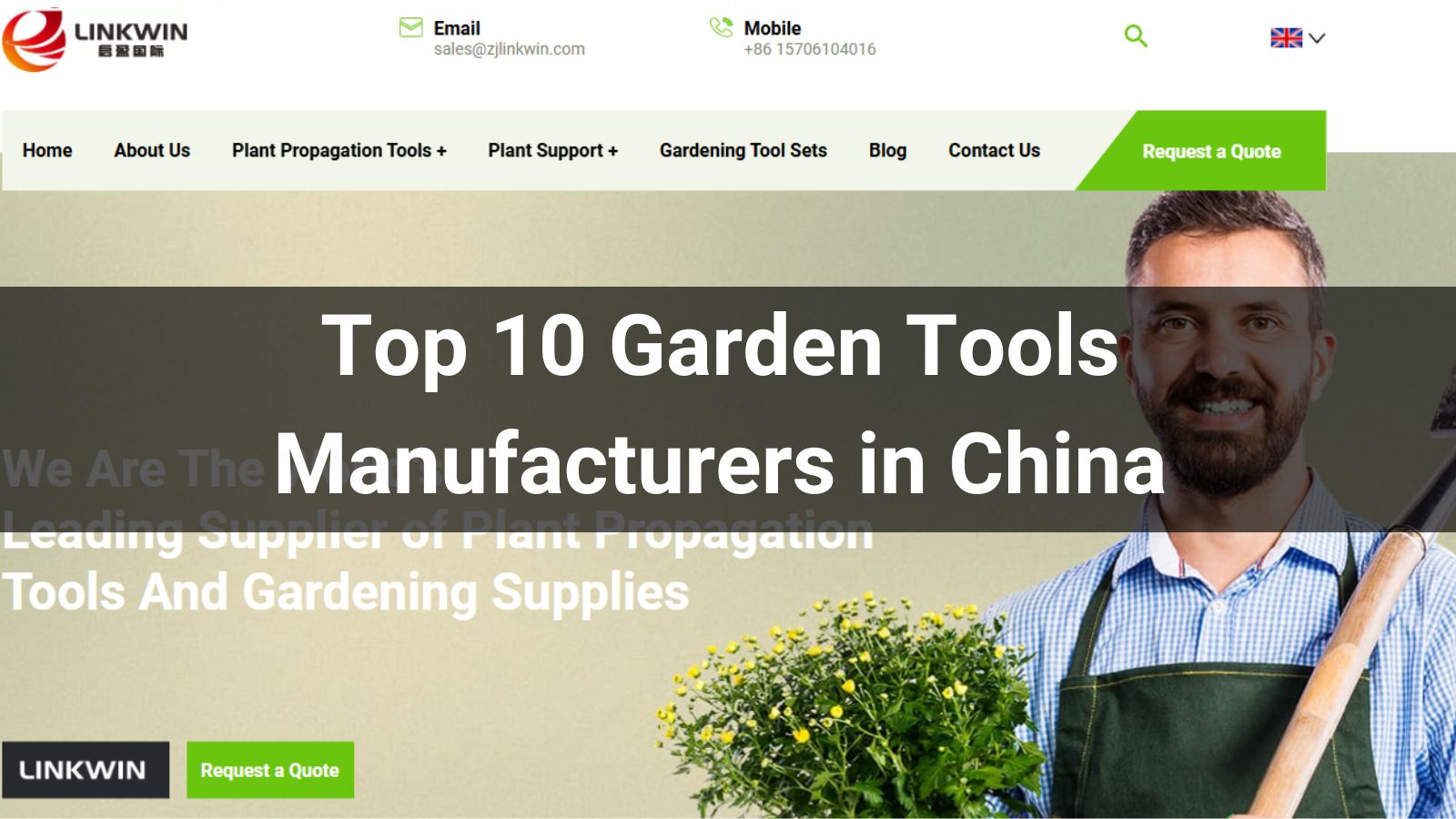 Top 10 Garden Tools Manufacturers in China 2026